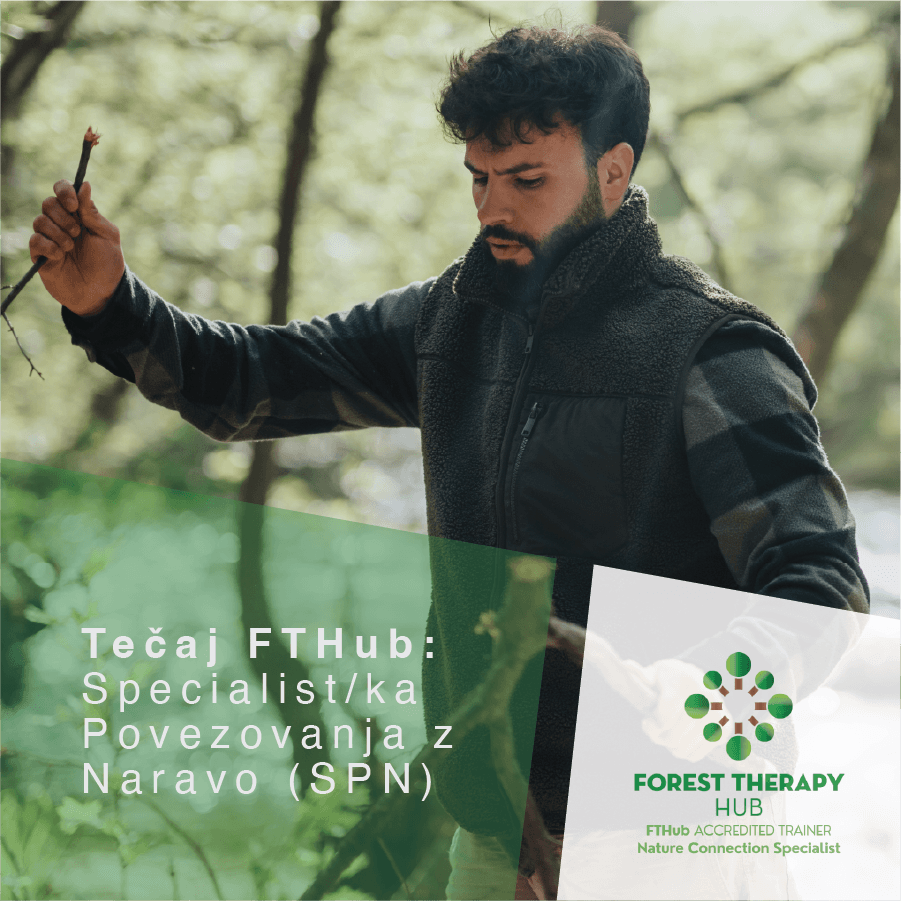 Tečaj: Specialist/ka povezovanja z naravo [06.-27.05.2026] (popoldne ob sredah)